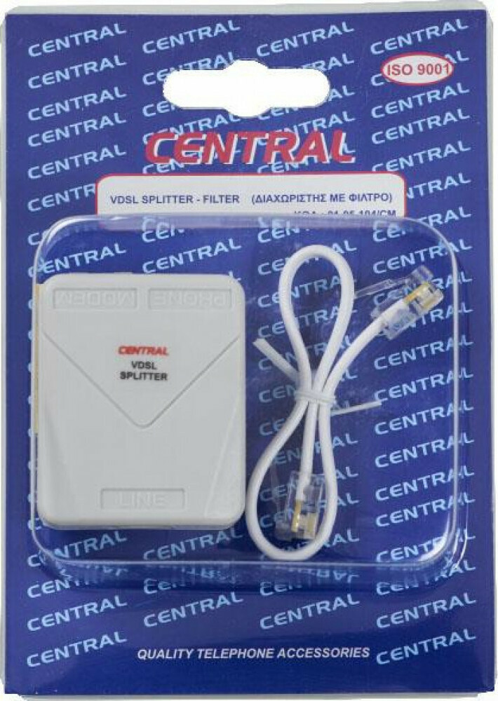 Central Splitter VDSL over PSTN Λευκό