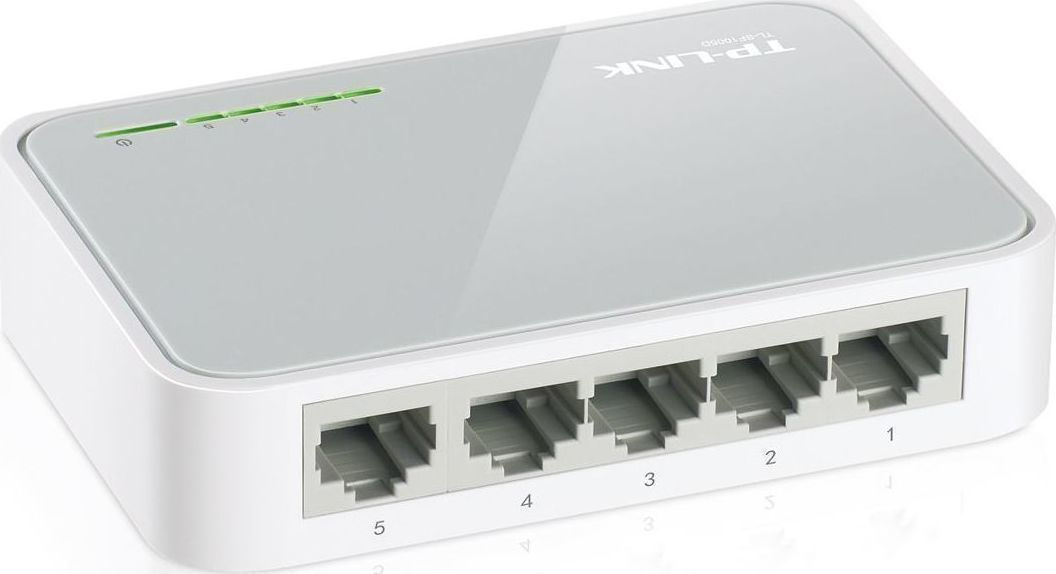 TP-LINK TL-SF1005D v17 Unmanaged L2 Switch με 5 Θύρες Ethernet