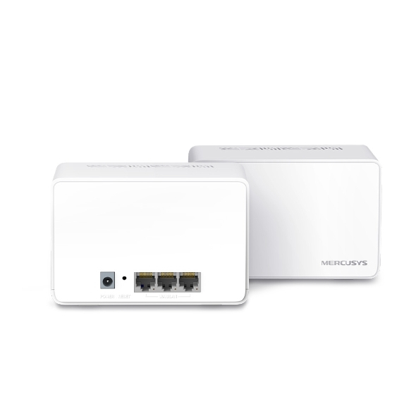 Mercusys Halo H80X v1 WiFi Mesh Network Access Point Wi‑Fi 6 Dual Band (2.4 & 5GHz) σε Διπλό Kit