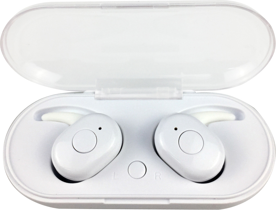 FS1083 In-ear Bluetooth Handsfree Ακουστικά με Θήκη Φόρτισης Λευκά