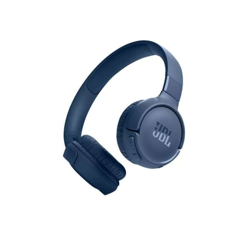 JBL Tune 520BT Ασύρματα / Ενσύρματα On Ear Ακουστικά με 57 ώρες Λειτουργίας και Quick Charge Μπλε