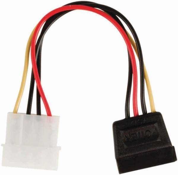 NEDIS CCGP73500VA015 INTERNAL POWER CABLE MOLEX MALE - SATA 15-PIN FEMALE 0.15M