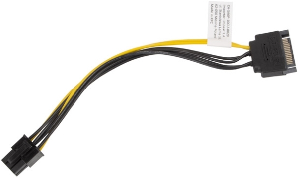 LANBERG CABLE POWER SUPPLY SATA(M) - PCI EXPRESS 6PIN 20CM