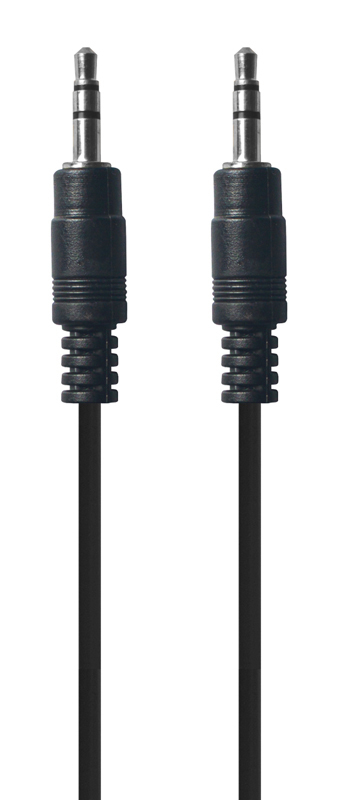 Powertech Καλώδιο 3.5mm male - 3.5mm male Μαύρο 1.5m (PTR-0145)