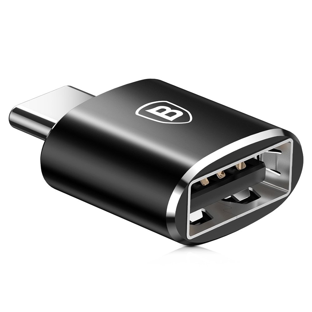 BASEUS Mini Adapter Type-C to USB-A, 2.4A, CATOTG-01 black