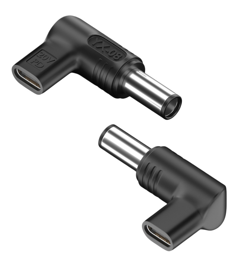 Powertech Βύσμα για Φορτιστή USB-C σε Dell 7.4x5mm, μαύρο