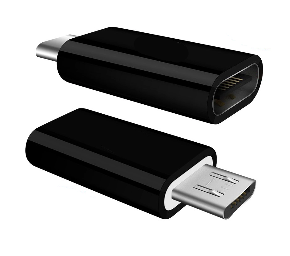 POWERTECH αντάπτορας Micro USB σε USB-C θηλυκό CAB-UC020, OTG, μαύρος