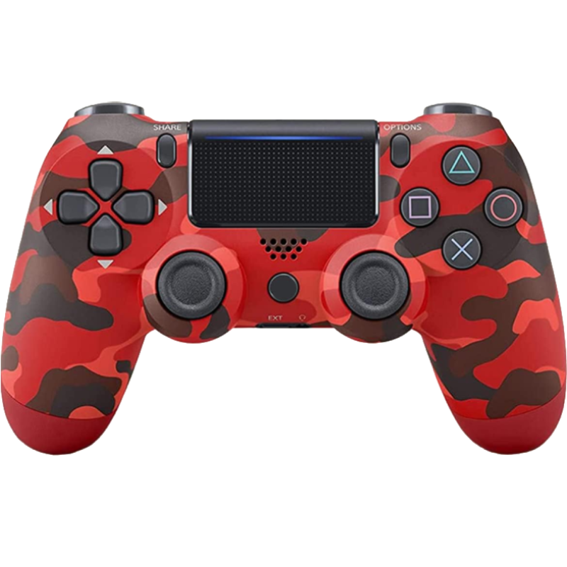 OEM Ασύρματο Χειριστήριο / Wireless Controller για PS4 - Χρώμα: Camouflage Red