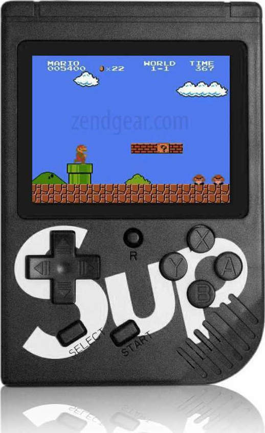 Ηλεκτρονική Παιδική Κονσόλα Χειρός Mini 8-Bit Μαύρη για 6+ Ετών