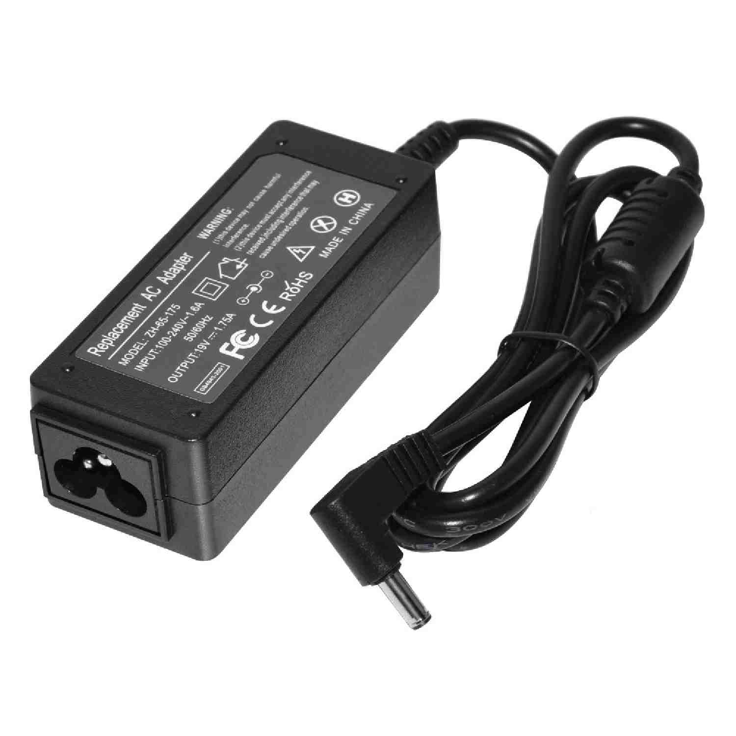 Makki Φορτιστής Laptop για Asus/Acer 33W 19V 1.75A 4.0×1.35mm χωρίς Καλώδιο Τροφοδοσίας
