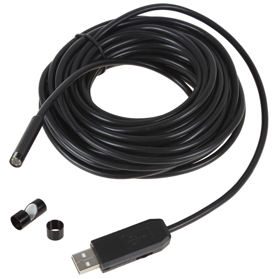 Ενδοσκοπική Κάμερα LESHP USB 5.5mm 720p με LED (με 5 μέτρα καλώδιο για android / windows )