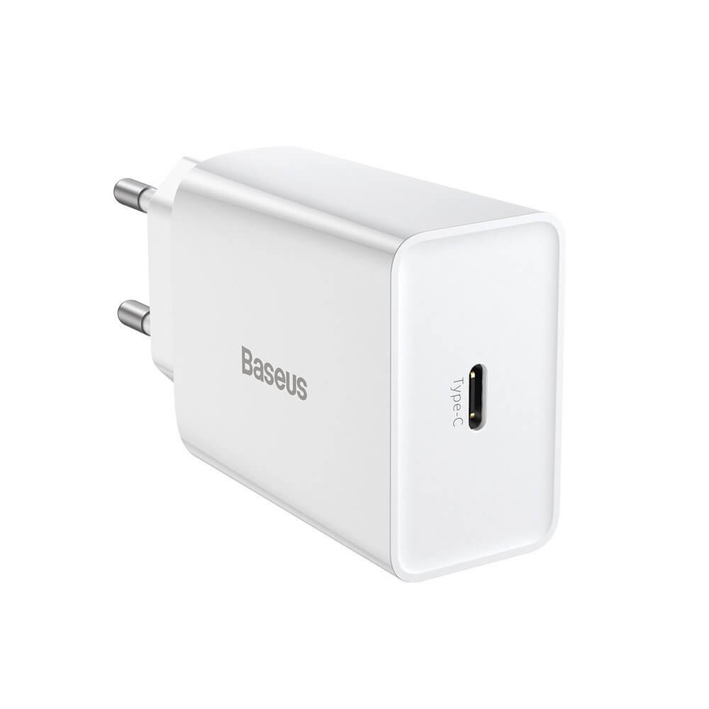 BASEUS 220V 20W, 1*USB-C, Speed Mini (white) – CCFS-SN02