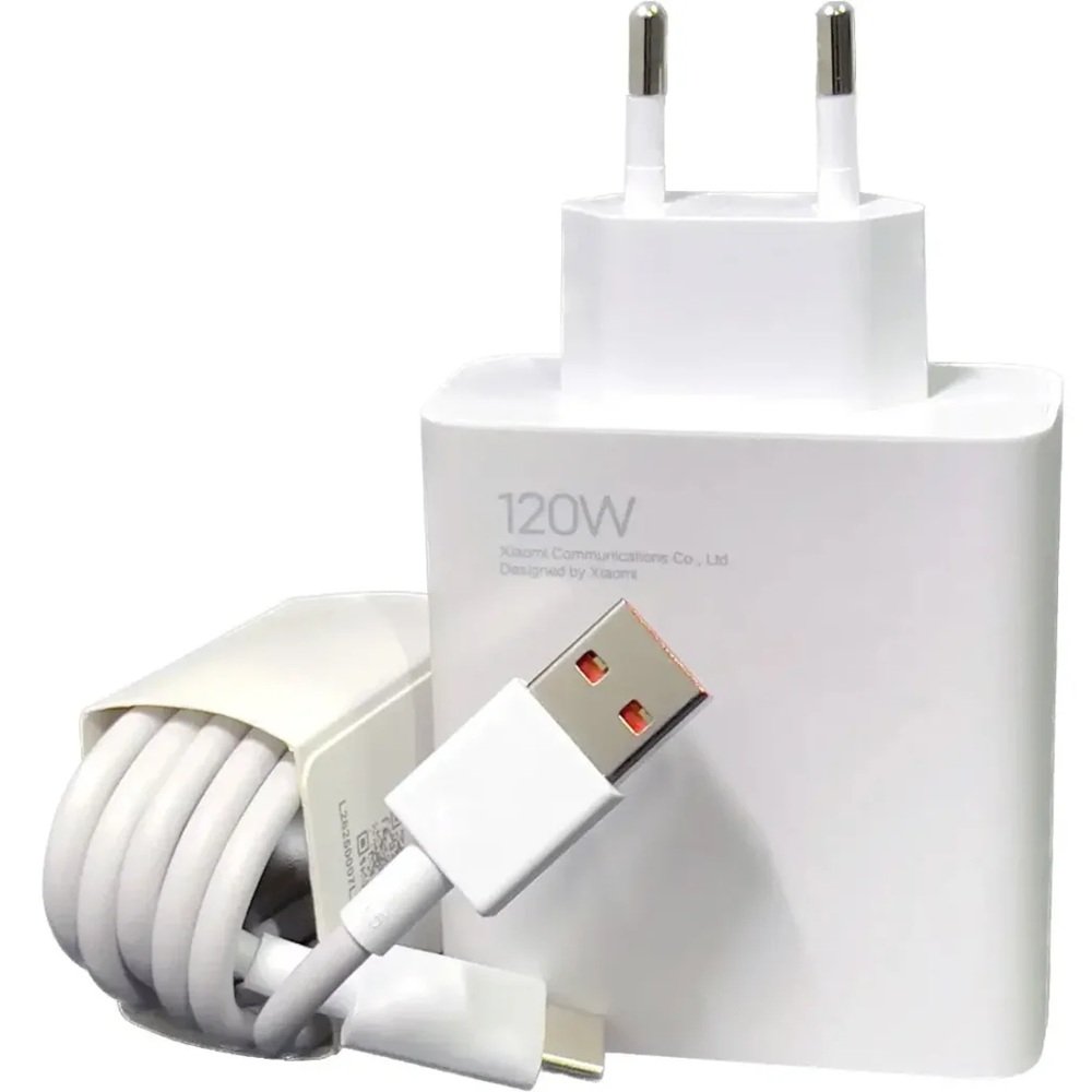 Xiaomi MDY-14-EE USB-A 120W Travel Charger + USB-A to USB-C Data Cable 6A