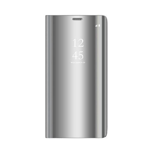 Θήκη Smart Clear View Xiaomi Mi 10 Lite Ασημί