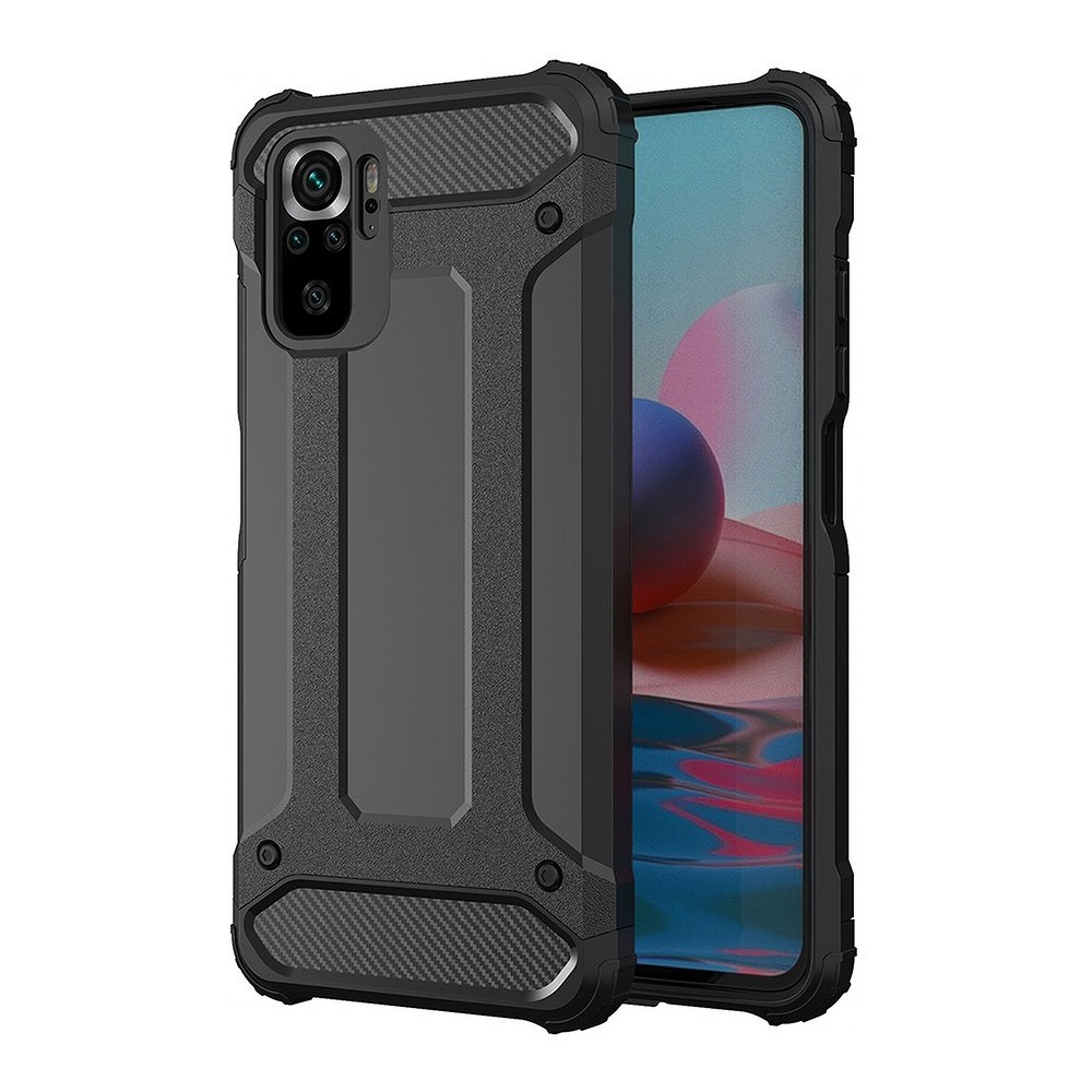 Θήκη XIAOMI Redmi NOTE 10 5G / Poco M3 Pro / Poco M3 Pro 5G - ΣΙΛΙΚΟΝΗΣ ROAR ARMOR ΜΑΥΡΗ