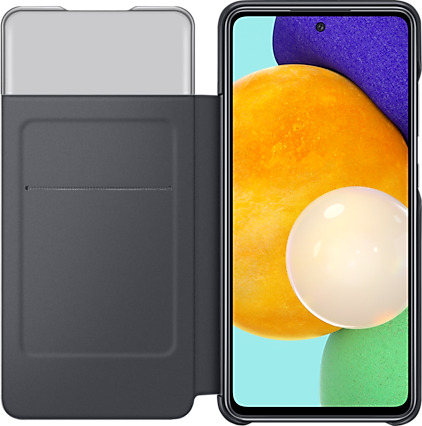Θήκη Γνήσια  Samsung Smart S View Wallet Cover Μαύρο Galaxy A52 Α525 A52S A528 EF-EA525PBE
