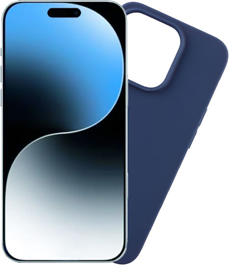 Back Cover Σιλικόνης Μπλε (iPhone 16 Plus)