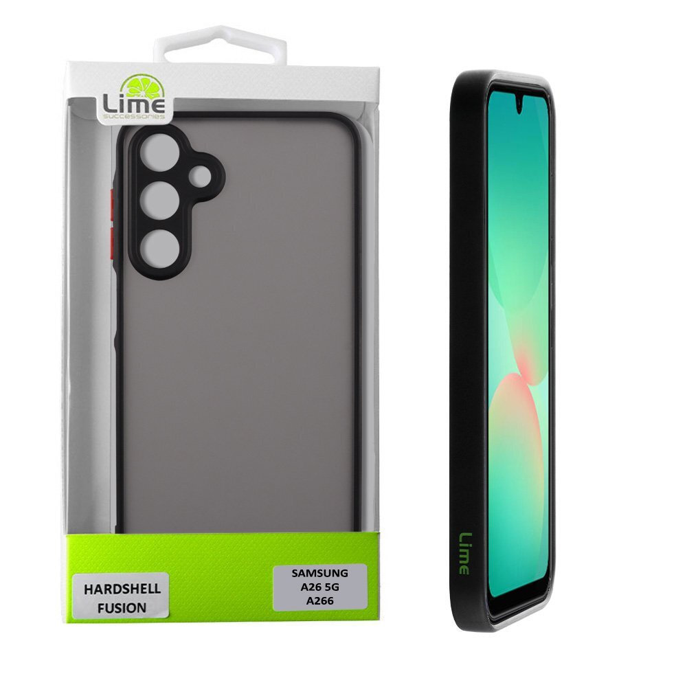 Θήκη Lime Hardshell Fusion Full Camera Protection / Σιλικόνης Μαύρο (Samsung A26 5G)