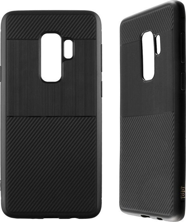 Θήκη Idol 1991 Carbon TPU Back Cover Σιλικόνης Μαύρο (Galaxy S9+)