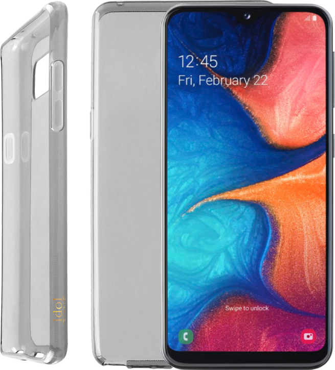 Θήκη Idol 1991 Air Slim TPU Back Cover Σιλικόνης Γκρι (Galaxy A20e)