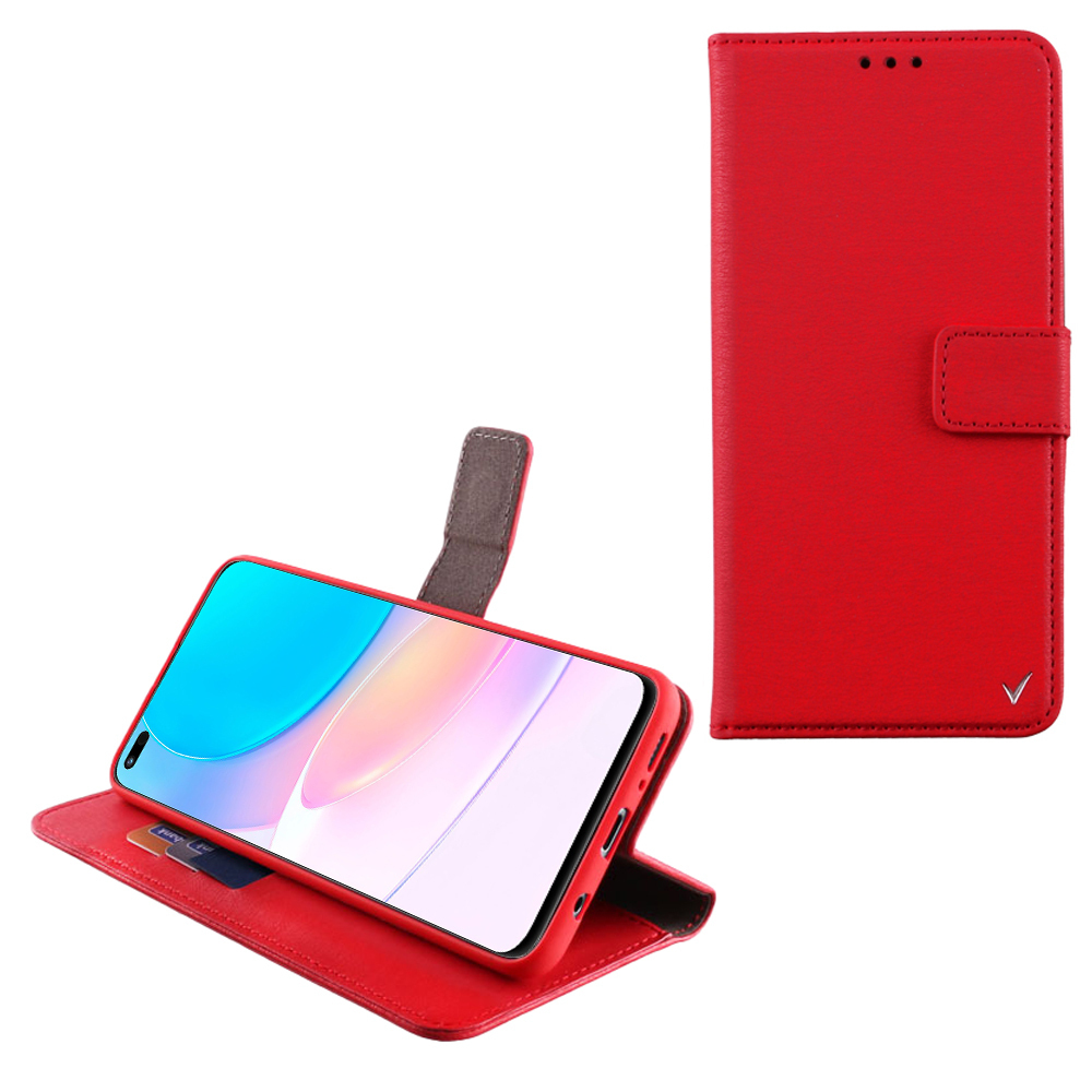 Θήκη Allure Magnet Wallet Δερματίνης Κόκκινο (Huawei Nova 8i)