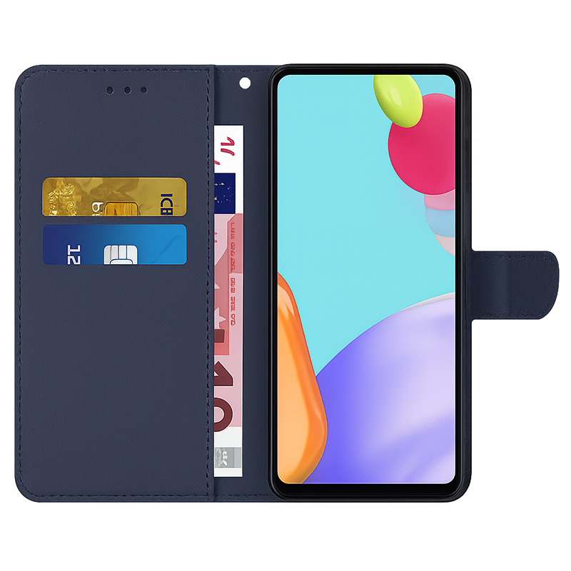 Θήκη Πορτοφόλι MobiCase για Samsung Galaxy A52 4G / A52 5G / A52s Μπλέ Σκούρο τύπου Wallet
