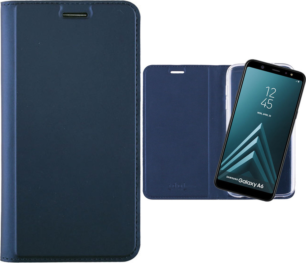Θήκη Idol 1991 Prime Magnet Book Δερματίνης Μπλε (Galaxy A6 2018)