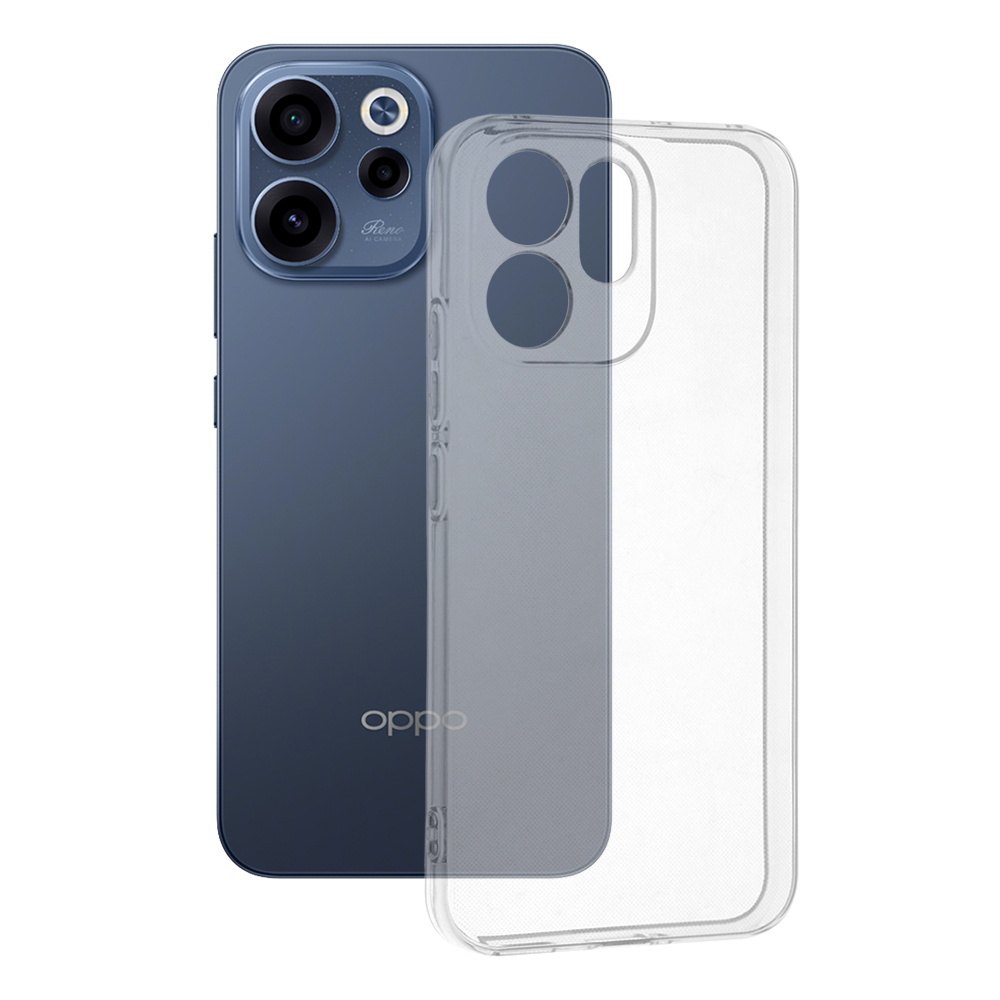 Θήκη Techsuit Oppo Back Cover Σιλικόνης Διάφανο (Oppo Reno15 F, Oppo Reno15 FS 5G)