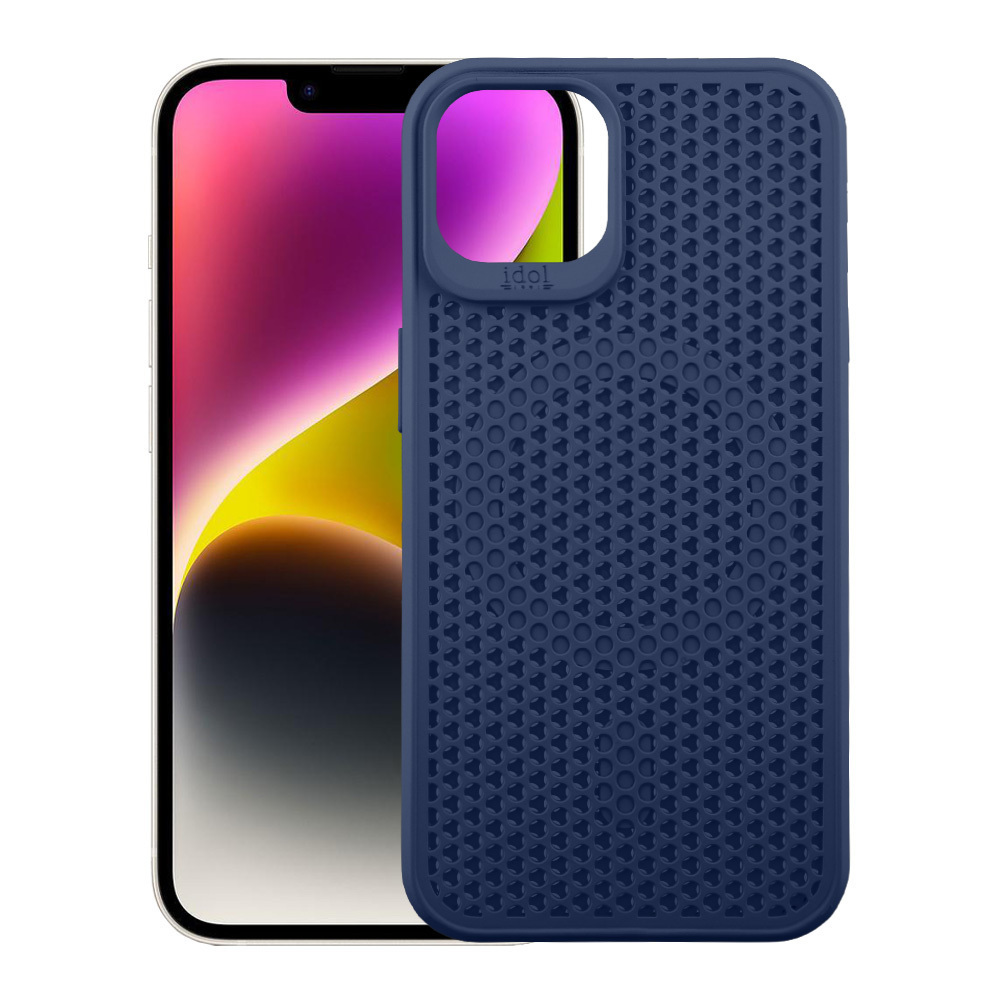 Θήκη Idol 1991 Air Back Cover Σιλικόνης Μπλε (iPhone 14)
