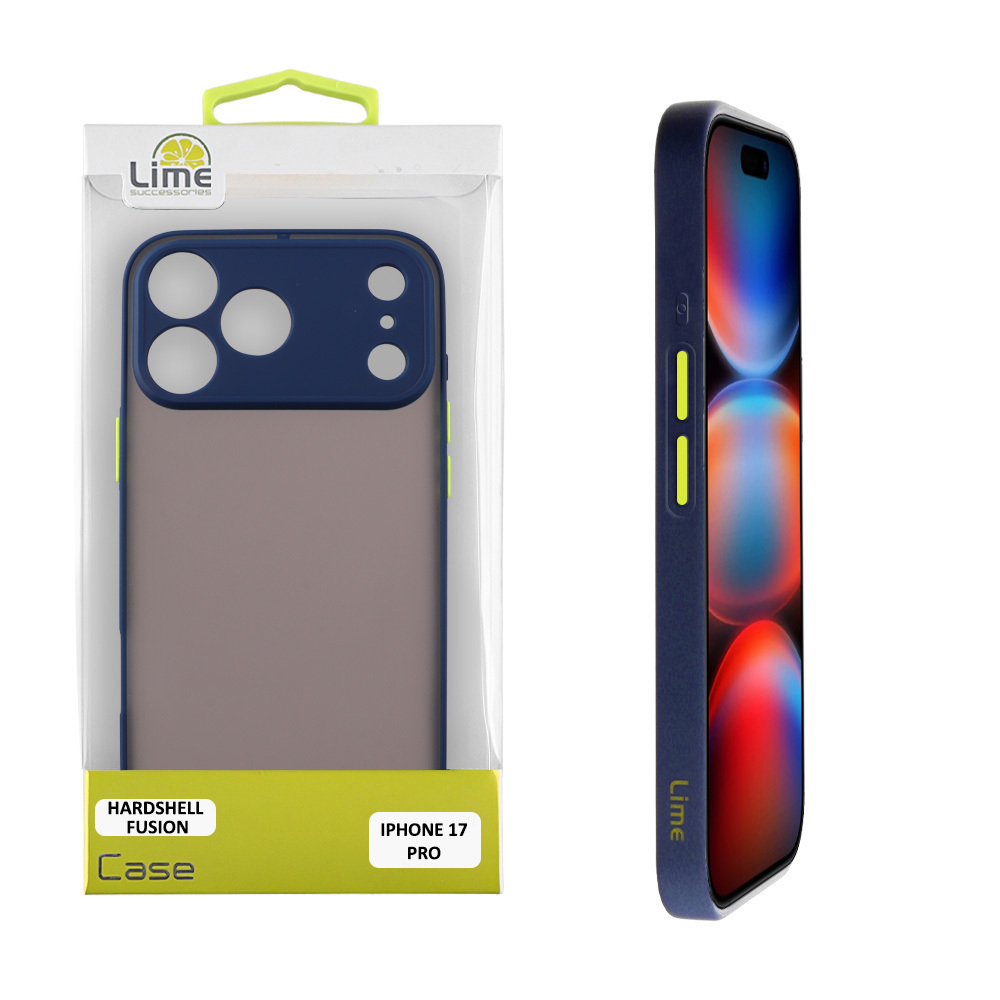 Θήκη LimeFusion Full Camera Protection Back Cover Πλαστικό / Σιλικόνης Μπλε (iPhone 17 Pro