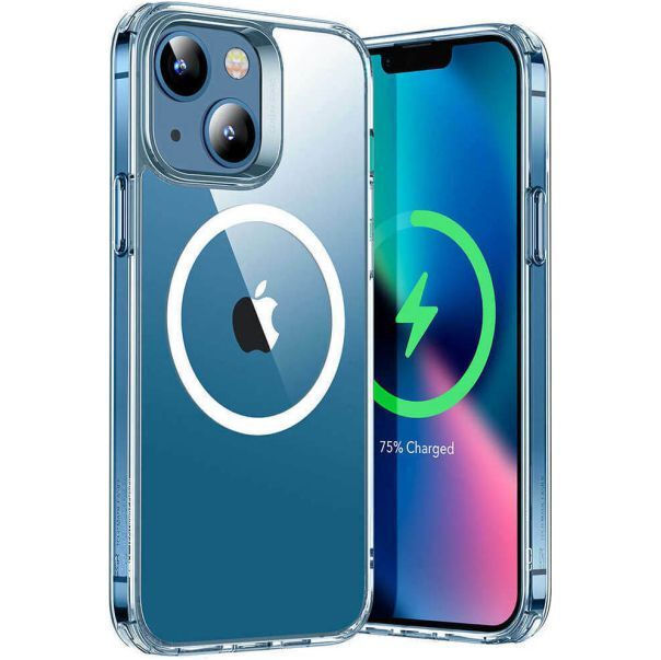 Θήκη Anti Shock 1,5 mm Mag case for iPhone 13 6,1″ transparent big hole