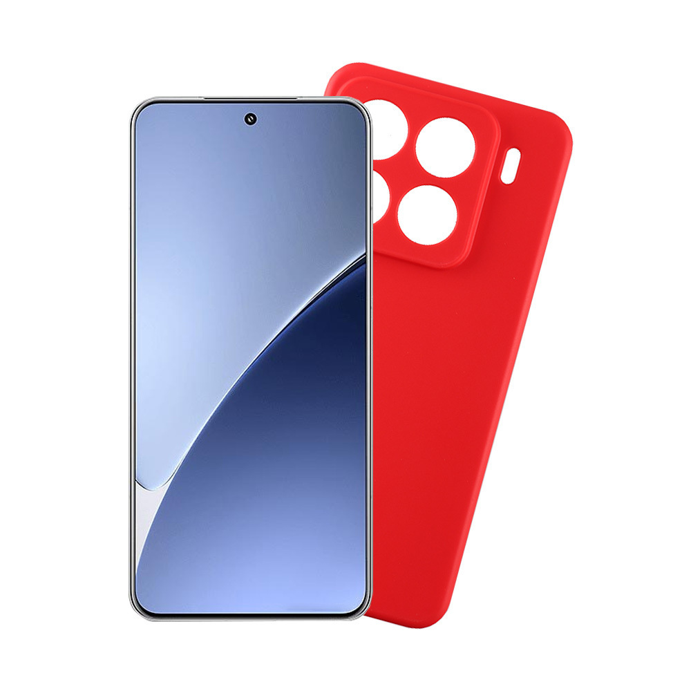 Θήκη  Back Cover Σιλικόνης Κόκκινο (Xiaomi 15 Pro)
