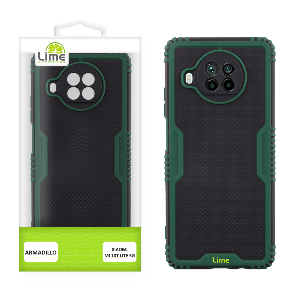 ARMADILLO ΘΗΚΗ XIAOMI MI 10T LITE 5G/REDMI NOTE 9 PRO 5G 6.67in FULL CAMERA PROTECTION GREEN