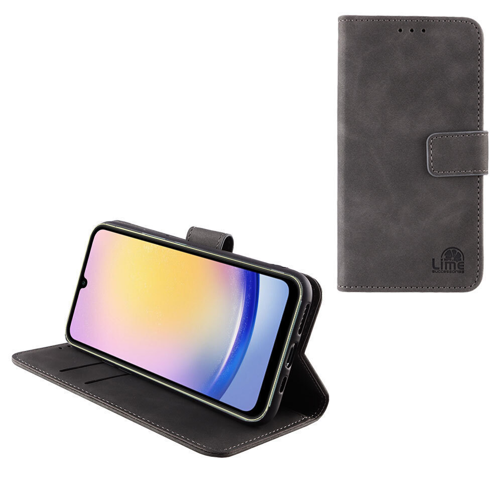 Θήκη  Book Δερματίνης Γκρι (Samsung A25 5G A256)