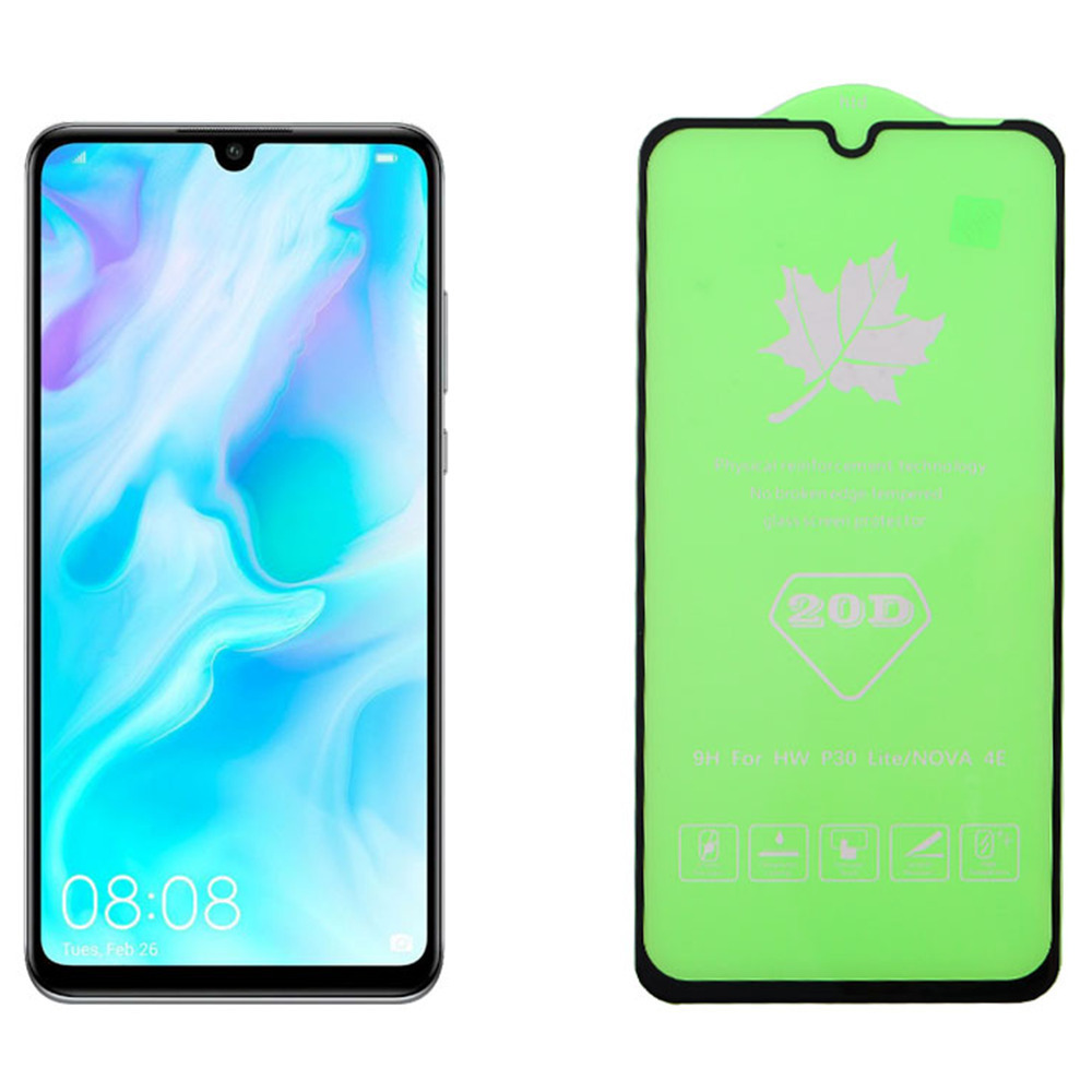 Idol 1991 20D Full Glue Semi Curved Black (Huawei P30 Lite)
