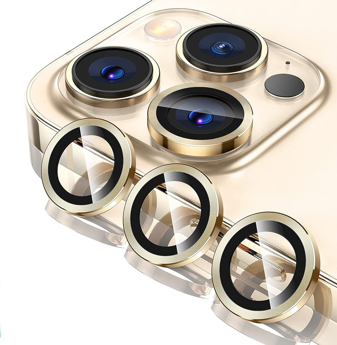 Apple iPhone 14 Pro / 14 Pro Max – Camera glass Ring Gold