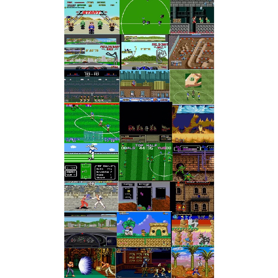 Game Console FEIHAO Sega Super Mini MD 16-bit HD