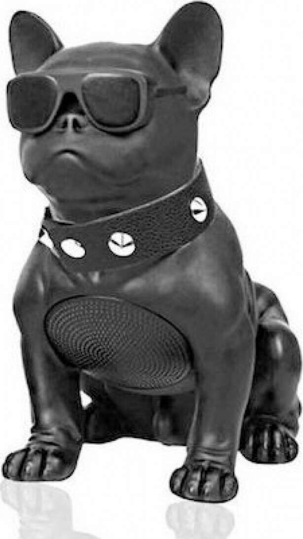 H-M10 Bulldog Head Rotatable Ηχείο Bluetooth 5W με Διάρκεια Μπαταρίας έως 6 ώρες Μαύρο