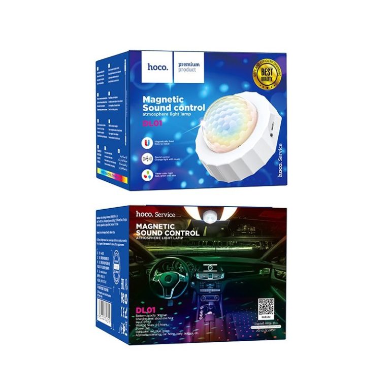 Hoco DL01 Magnetic Sound Control Atmosphere Light Lamp