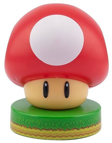 Paladone Παιδικό Διακοσμητικό Φωτιστικό Super Mushroom Icons Light Κόκκινο