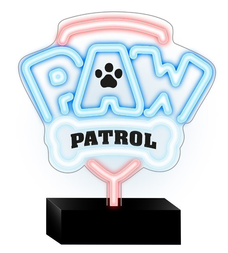 Επιτραπέζιο Φωτιστικό Paw Patrol Neon Led On A Stand Logo Ow-120146 Outlet