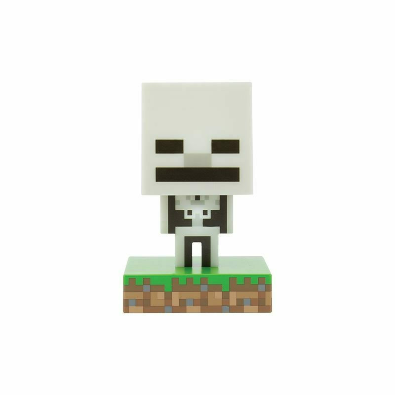 Paladone Παιδικό Διακοσμητικό Φωτιστικό Minecraft Skeleton Γκρι 11εκ.