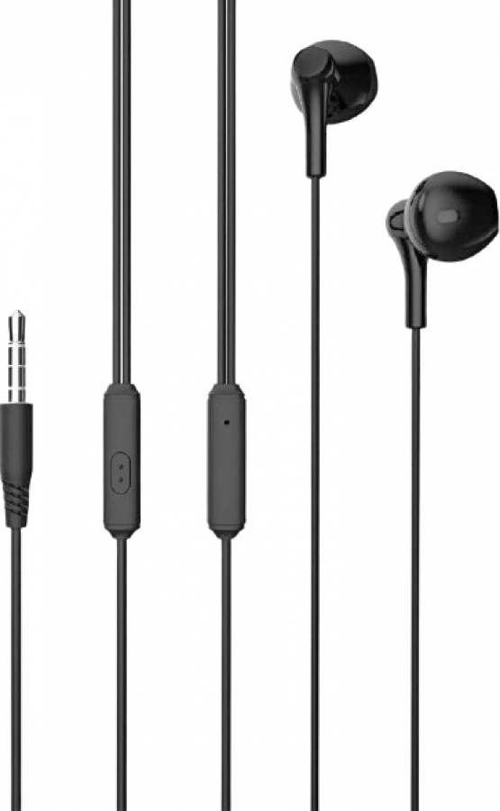 XO EP39 Earbuds Handsfree με Βύσμα 3.5mm Μαύρο