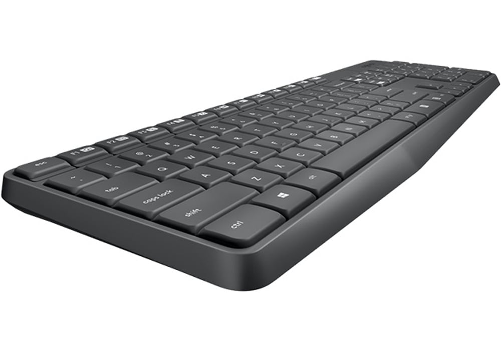 Logitech Wireless Desktop MK235- Ασύρματο - Μαύρο