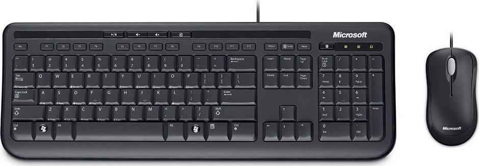 Microsoft Wired Desktop 600 Σετ Πληκτρολόγιο & Ποντίκι Ελληνικό