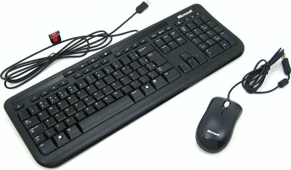 Microsoft Wired Desktop 600 Σετ Πληκτρολόγιο & Ποντίκι Ελληνικό