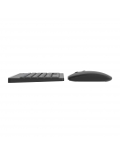OMEGA KEYBOARD US + MOUSE WIRELESS BLUETOOTH BLACK TUPE-C