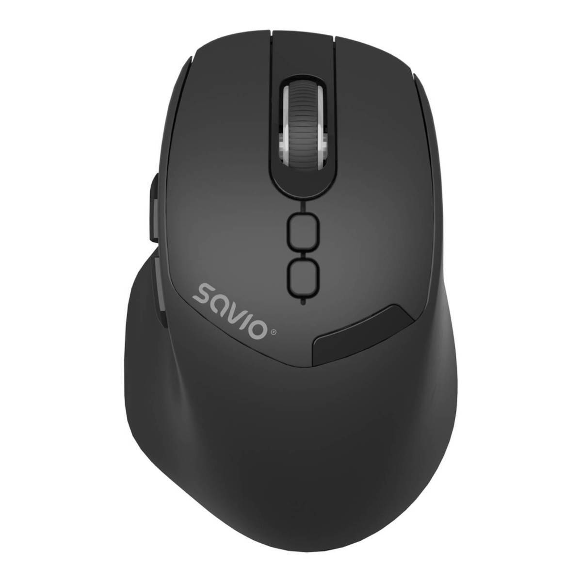 Savio MB-06 Ασύρματο Εργονομικό Bluetooth Ποντίκι Μαύρο