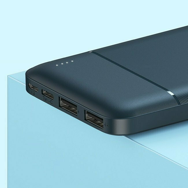 Remax RPP-96 Power Bank 10000mAh με 2 Θύρες USB-A Μαύρο