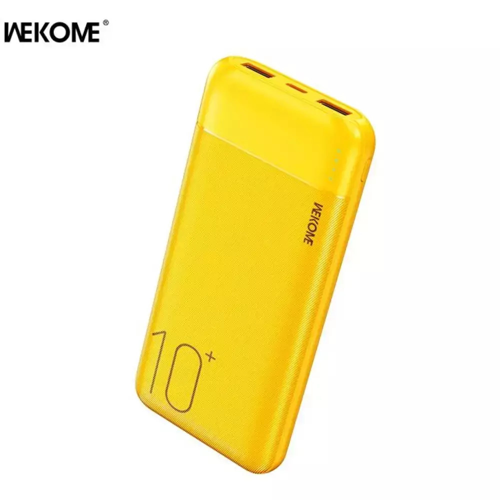 WK WP-01 Power Bank 10000mAh 12W Κίτρινο